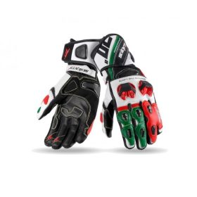   SEVENTY DEGREES KESZTYŰ SD-R12 FÉRFI RACING NYÁRI FEKETE / PIROS / ZÖLD XL