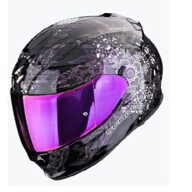 Scorpion Bukósisak EXO-491 Kripta Fekete-Kaméleon