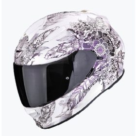 Scorpion Bukósisak EXO-491 Kripta Fehér-Kaméleon