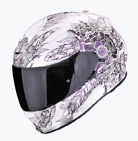 Scorpion Bukósisak EXO-491 Kripta Fehér-Kaméleon