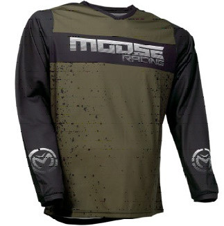 Motoros felső moose racing qualifier jersey green XL